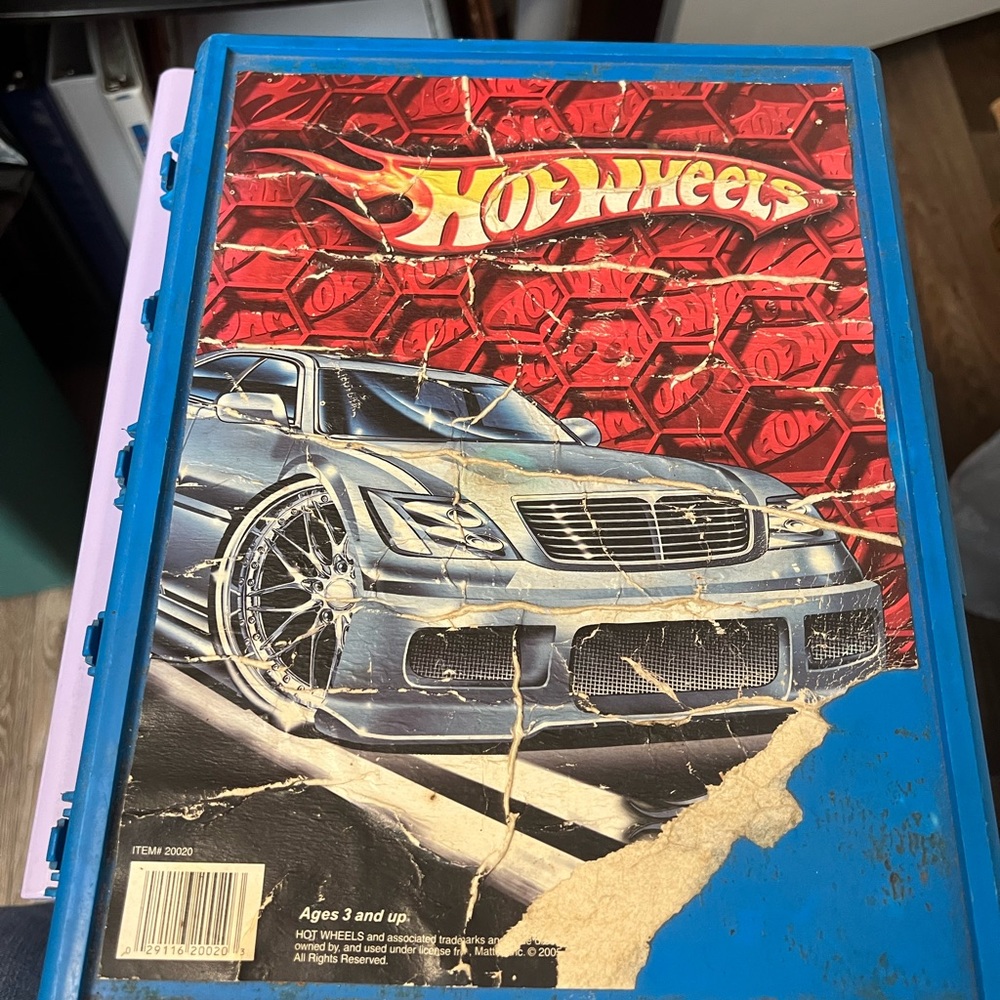 Antique HotWheels Car Carrier with 48 HotWheel Cars